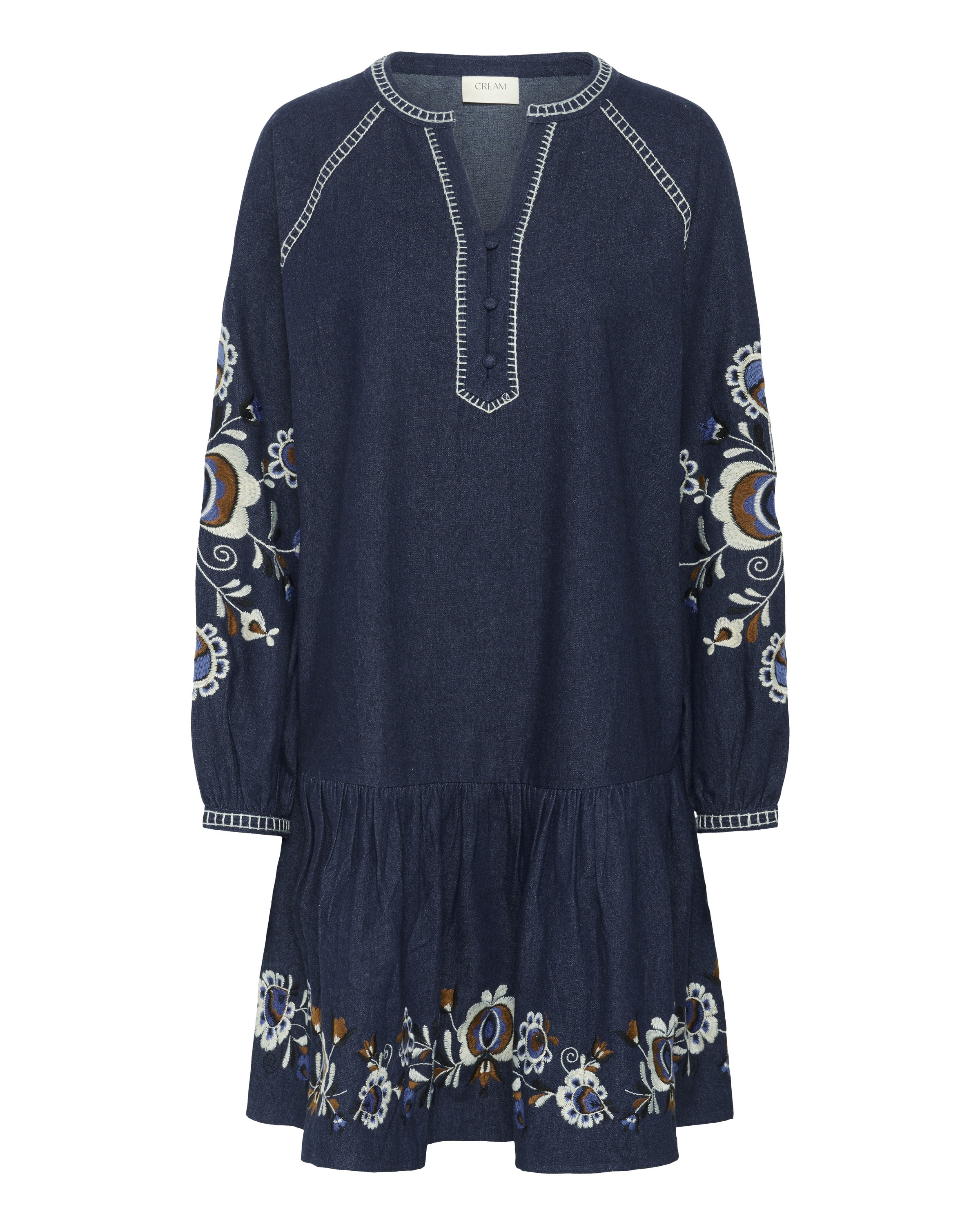 Cream Klänning &#x27;Gro&#x27; i blå: framsida