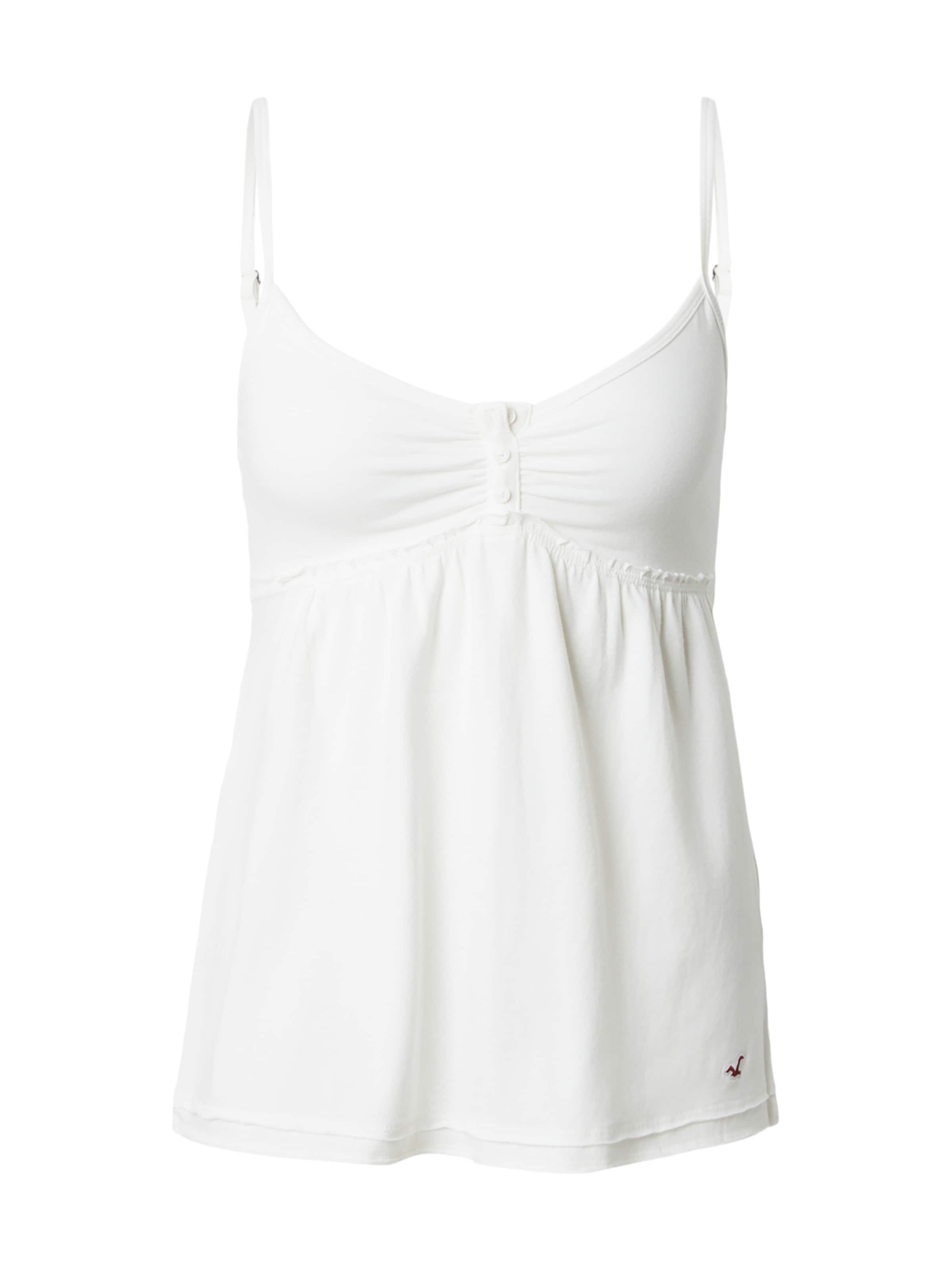 HOLLISTER Top in XS in weiß, Produktansicht