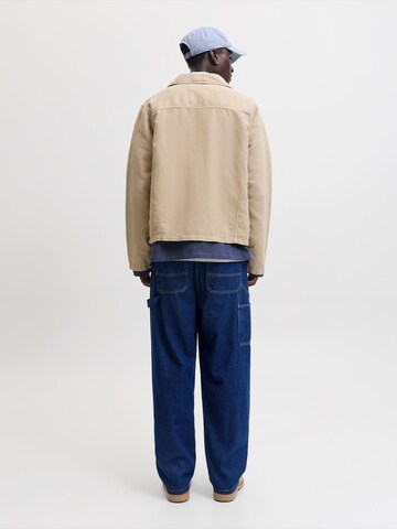JACK & JONES Baggy Džínsy 'JJIALEX JJCARPENTER' - Modrá