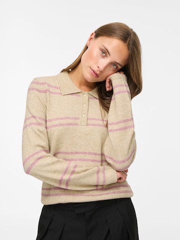 VILA Sweater 'VIRil' in Beige