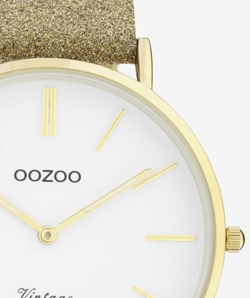 OOZOO Analog Watch in Gold