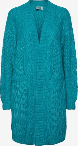 Y.A.S Knit Cardigan 'ELNA' in Green: front