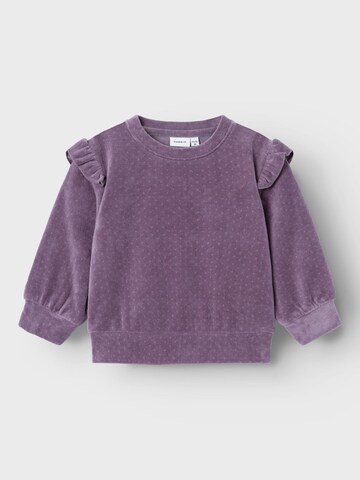 NAME IT Sweatshirt 'NMNew' in Lila