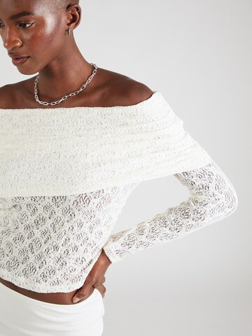 PIECES Shirt 'NAYA' in White