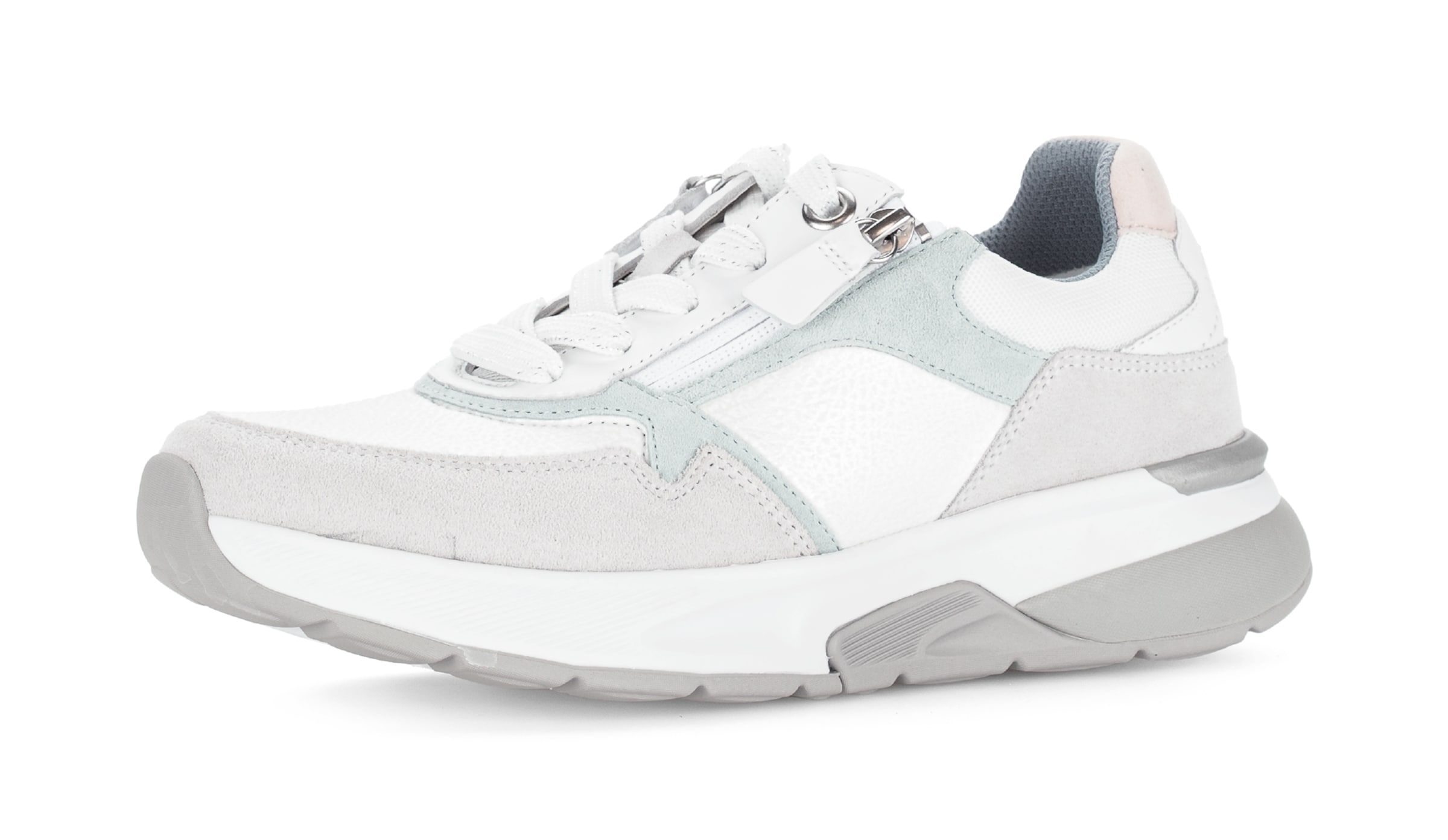 Gabor Rollingsoft Sneakers in White: front