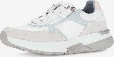 Gabor Rollingsoft Sneaker in 37 in hellgrau / pastellgrün / weiß, Produktansicht