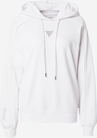 Sweat-shirt GUESS en blanc : devant