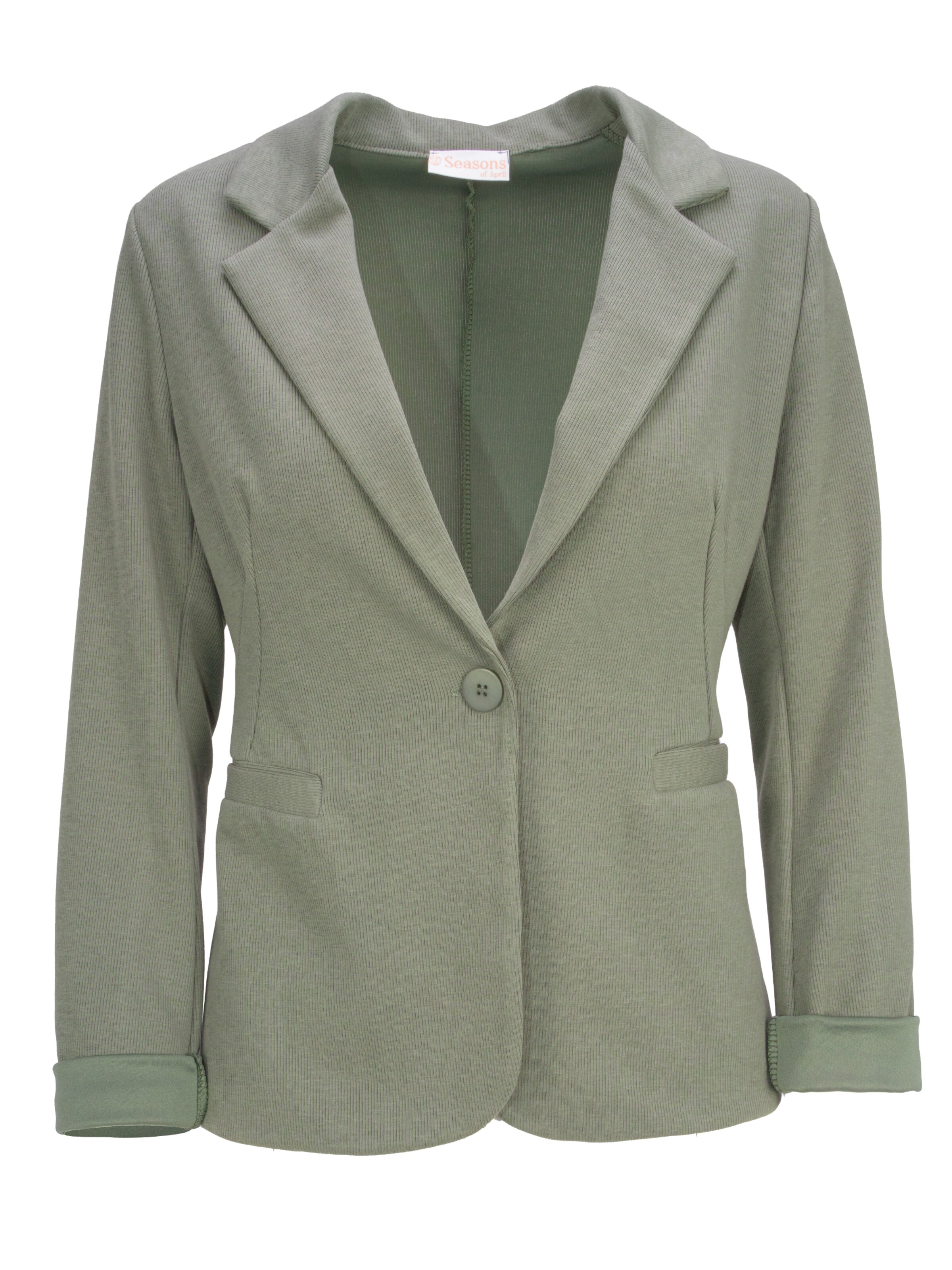 Seasons of April Blazer 'Ruby' in Grün: Vorderseite