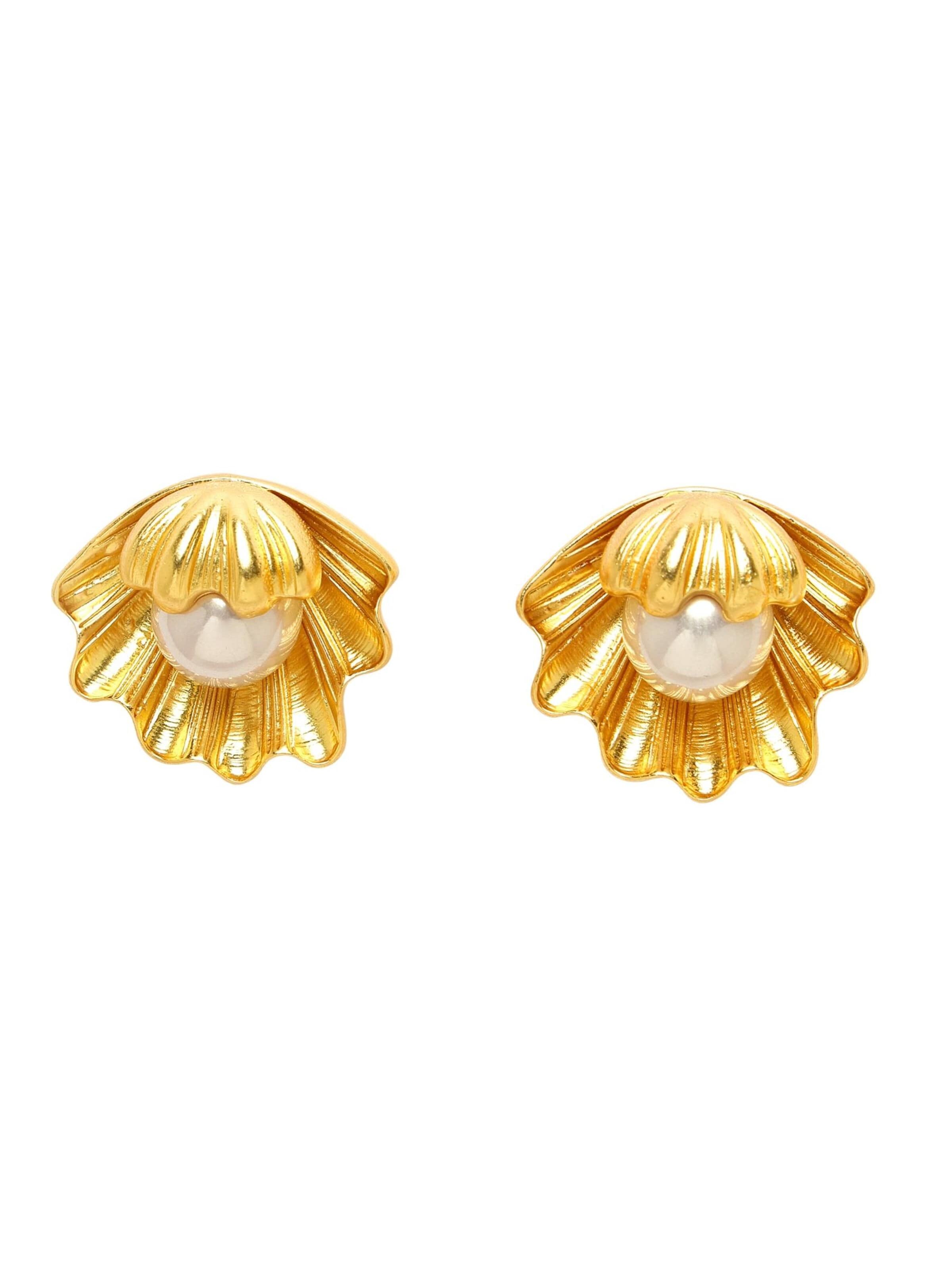 AVANT-GARDE PARIS Oorbellen 'Cornelia' in Goud: voorkant