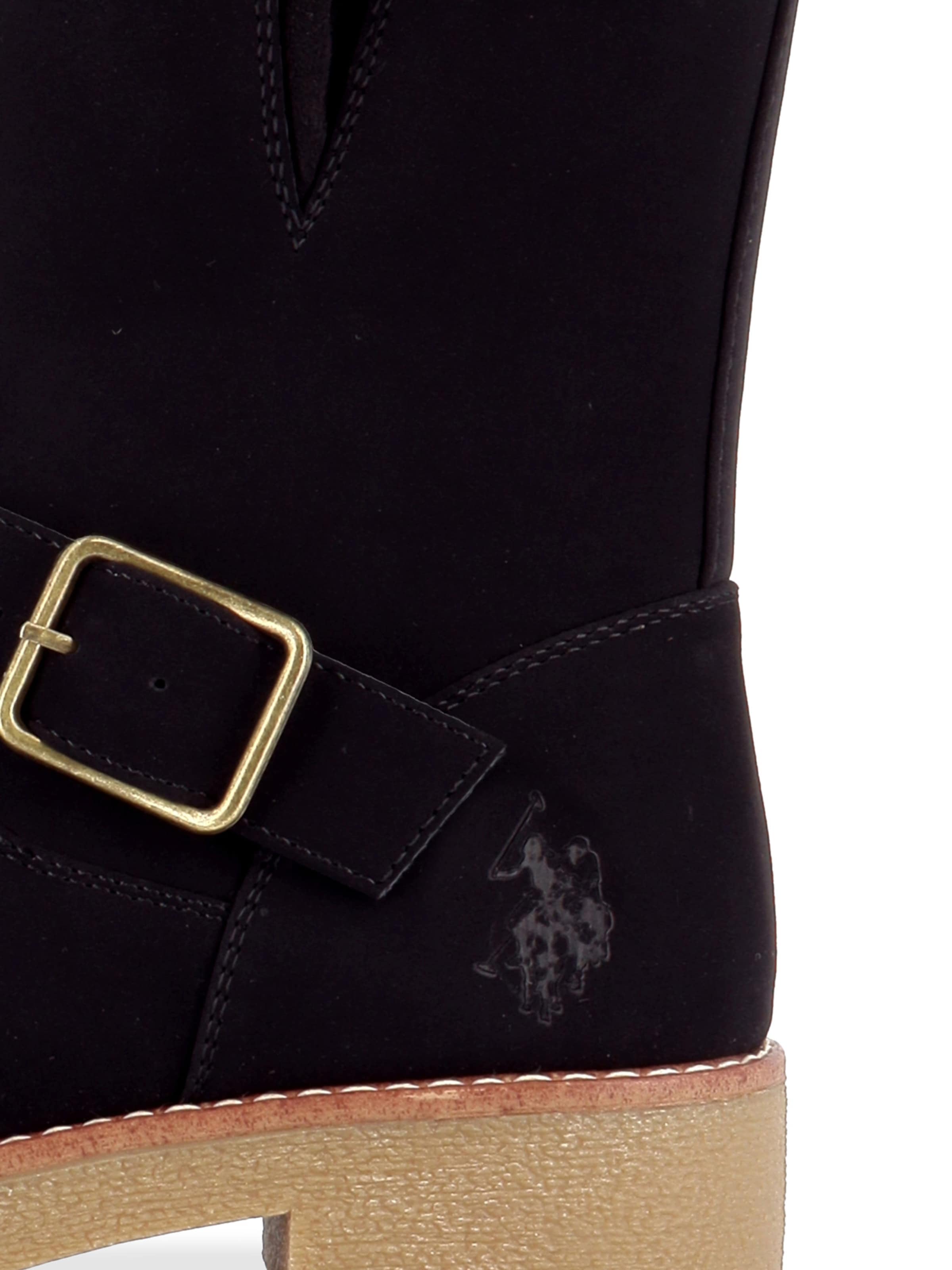 US POLO ASSN. Boots 'Maggie' in Black: side