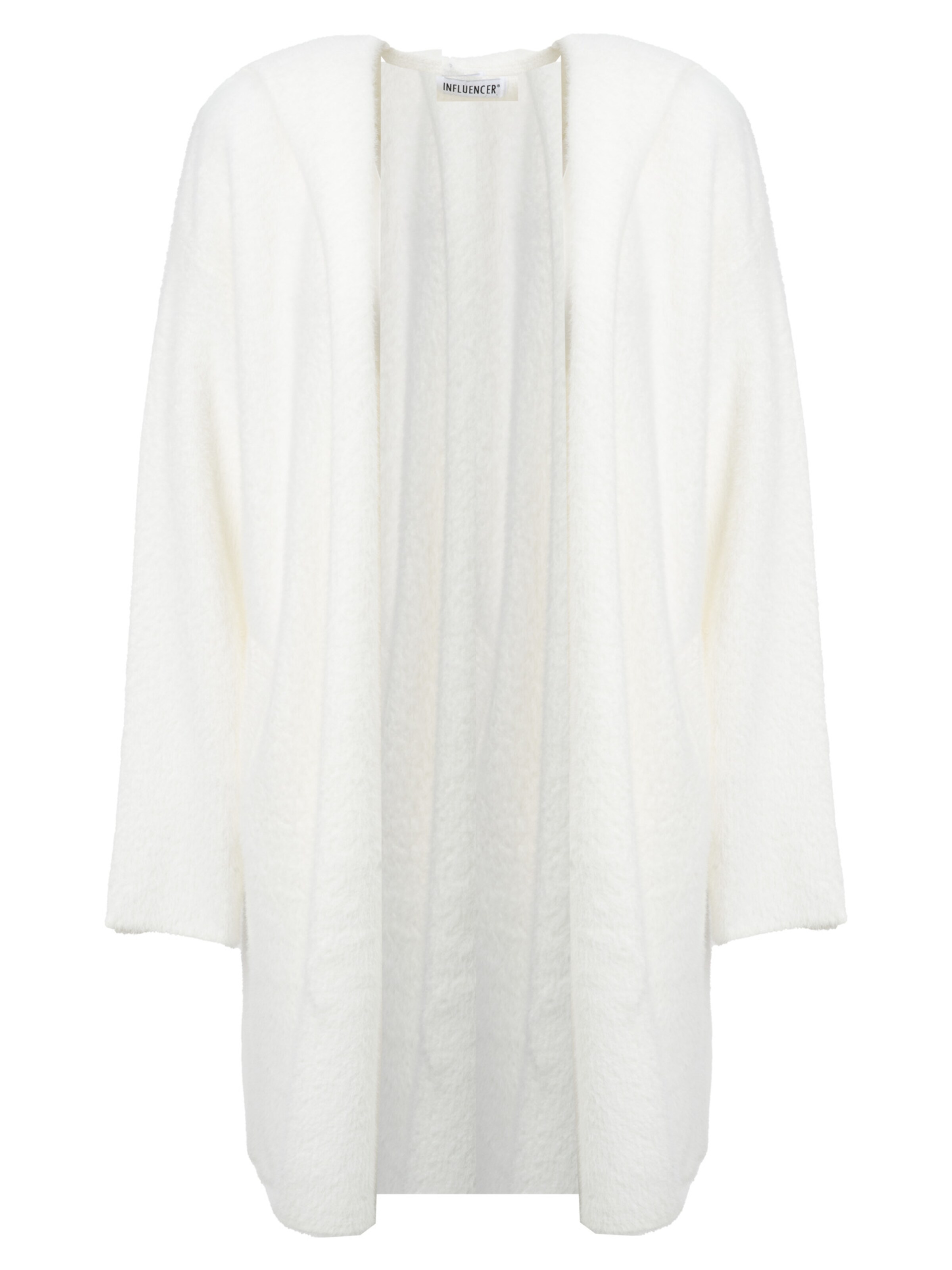 Influencer Kardigan, värv valge: eest vaates
