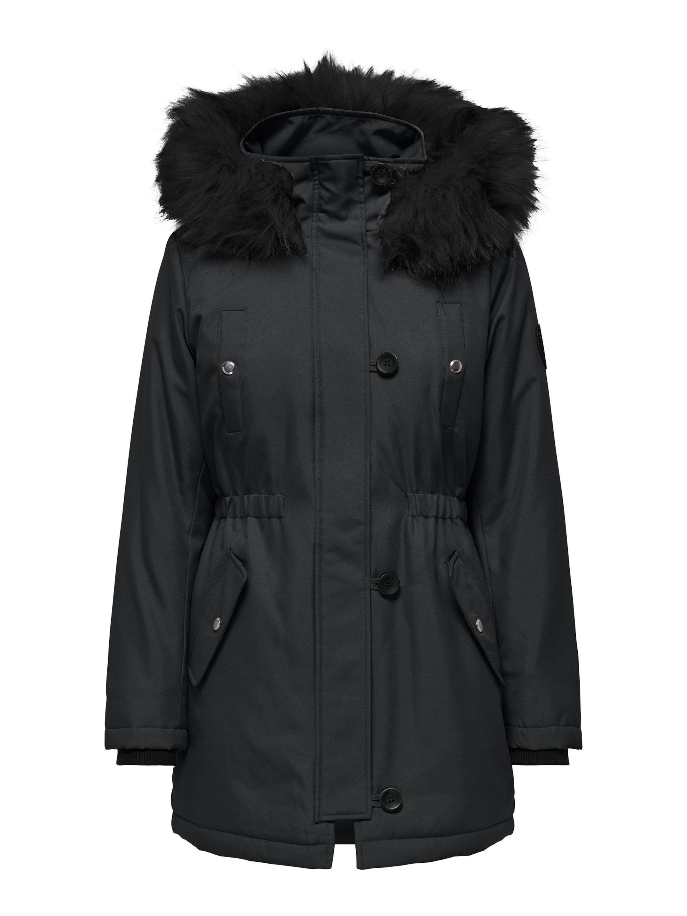 ONLY Parka 'IRIS' in Schwarz: Vorderseite
