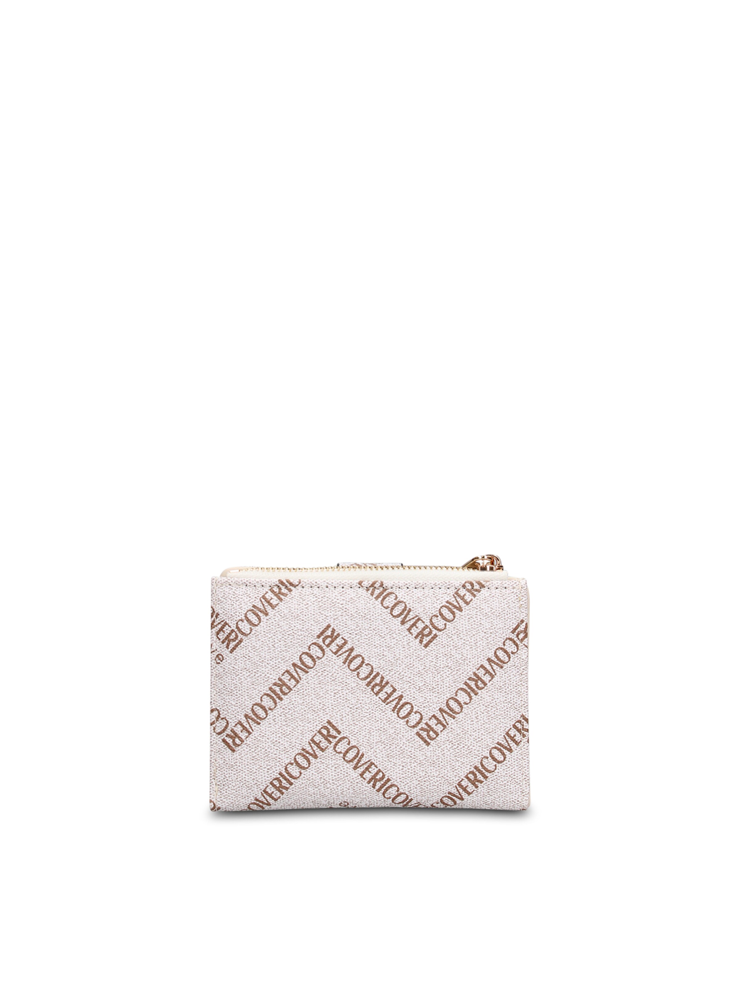 Portamonete 'Portafoglio donna Coveri Collection con bottone - Compatto e elegante' di Coveri Collection in beige