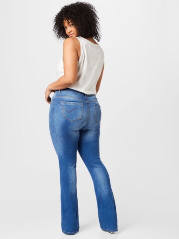 ONLY Carmakoma Flared Jeans 'Laola' in Blau