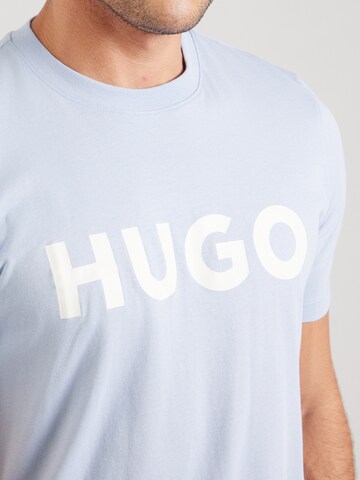 HUGO Tričko 'Dulivio' - Modrá
