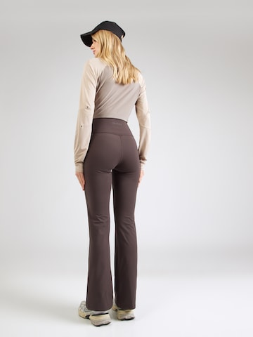 Girlfriend Collective Flared Workout Pants in Brown