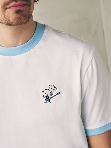 Next Πιτζάμα μακριά 'Snoopy Breakfast' σε λευκό