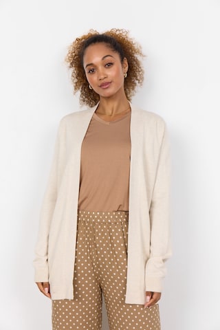 Soyaconcept Knit Cardigan 'DOLLIE 759' in Beige: front
