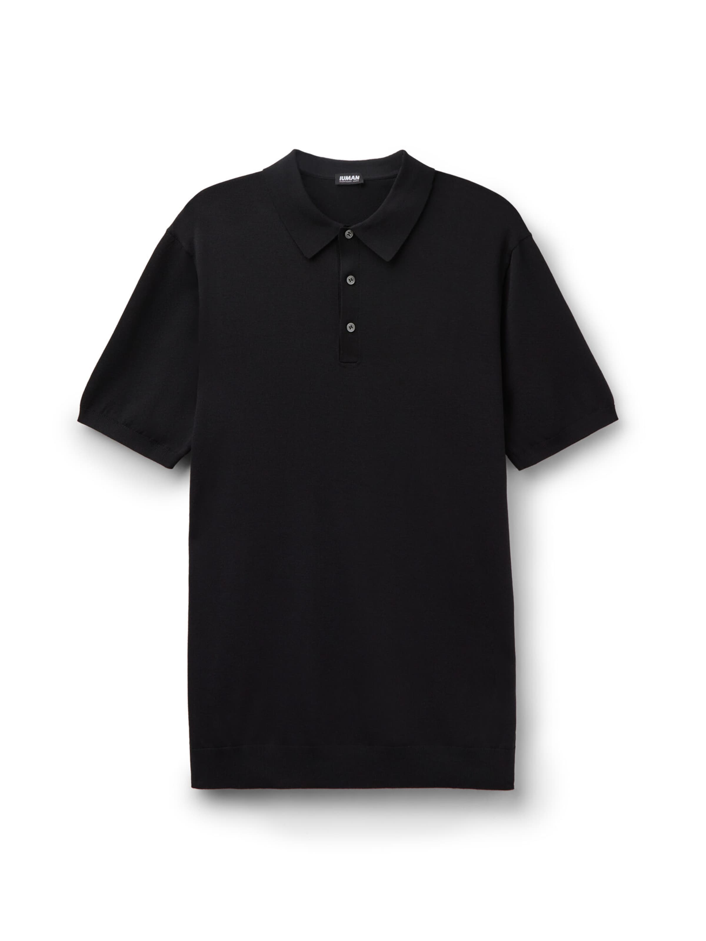 IUMAN Intimissimi Polos in Schwarz: Vorderseite