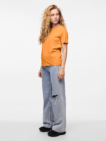 PIECES Shirt 'RIA' in Oranje