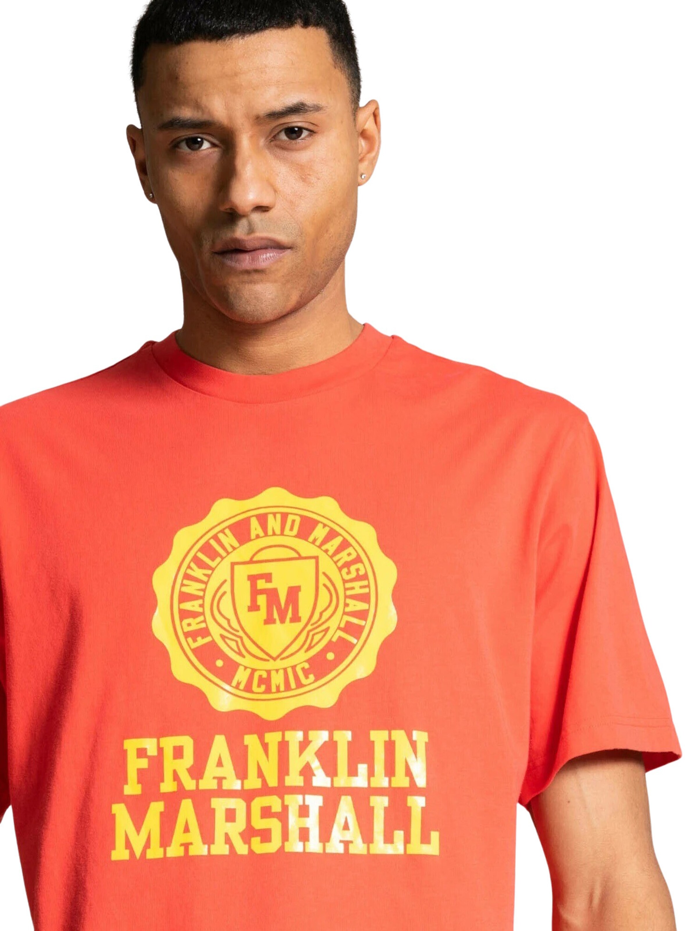 FRANKLIN & MARSHALL Shirt in Oranje