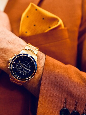 La Moda Me Analog klocka 'CEO Handshake' i blå