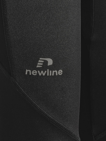 Skinny Pantalon de sport Newline en noir