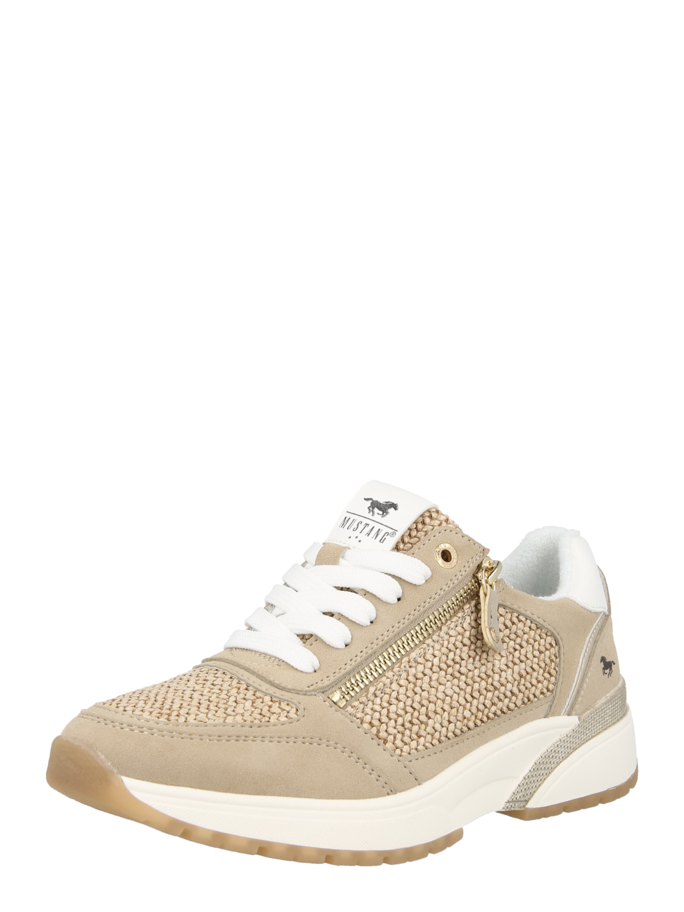 MUSTANG Низкие кроссовки в Бежевый: спереди
