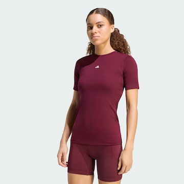 Maglia funzionale di ADIDAS PERFORMANCE in rosso: frontale
