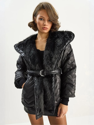 Bianco Lucci Winter Coat 'Puffer- und Daunenmäntel' in S-M in Black, Item view