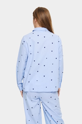 SAINT TROPEZ - Blusa 'Jaline' em azul
