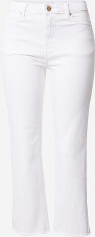ONLY Boot cut Trousers 'KENYA' in White: front