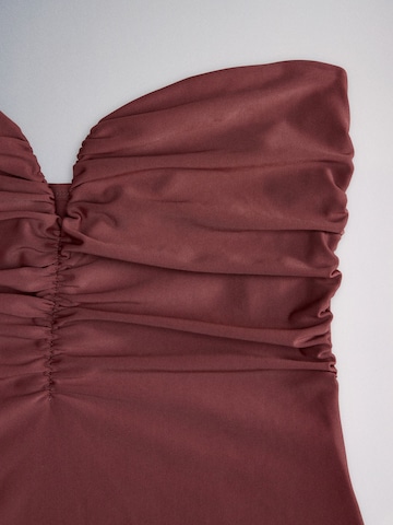 Bandeau Costum de baie întreg de la The Set pe maro