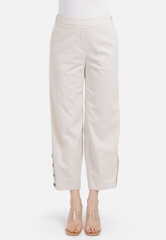 Loosefit Pantalon HELMIDGE en beige : devant