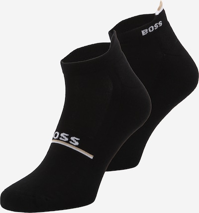 Kojinės 'Iconic' iš BOSS, spalva – šviesiai ruda / juoda / balta, Prekių apžvalga