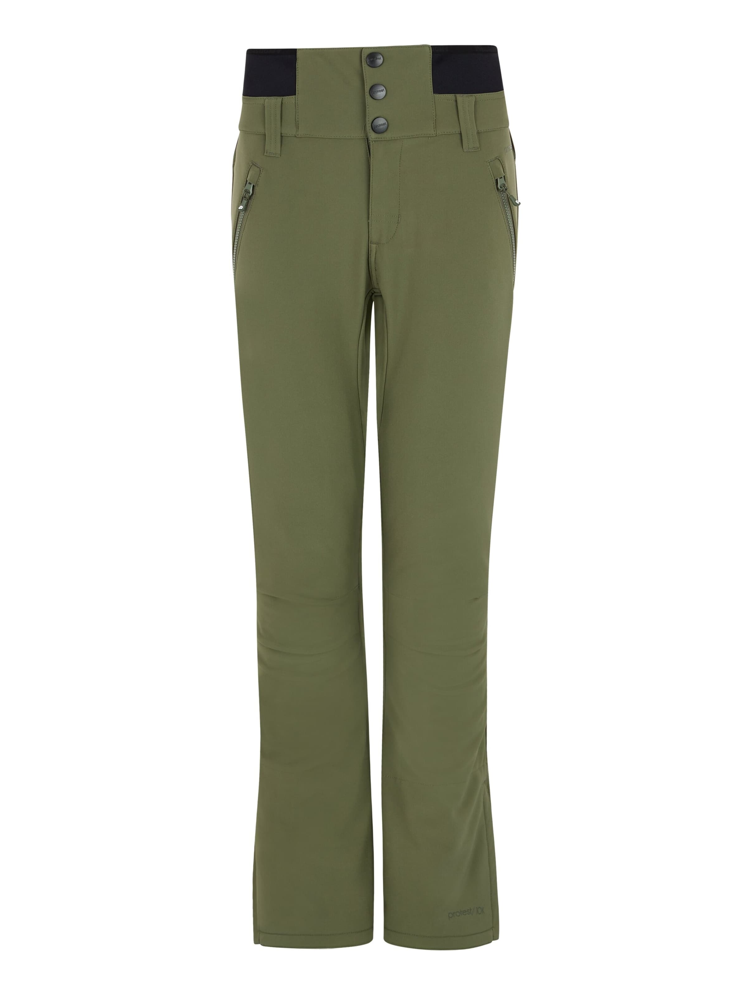 PROTEST Slimfit Sporthose 'LULLABY' in Grün: Vorderseite