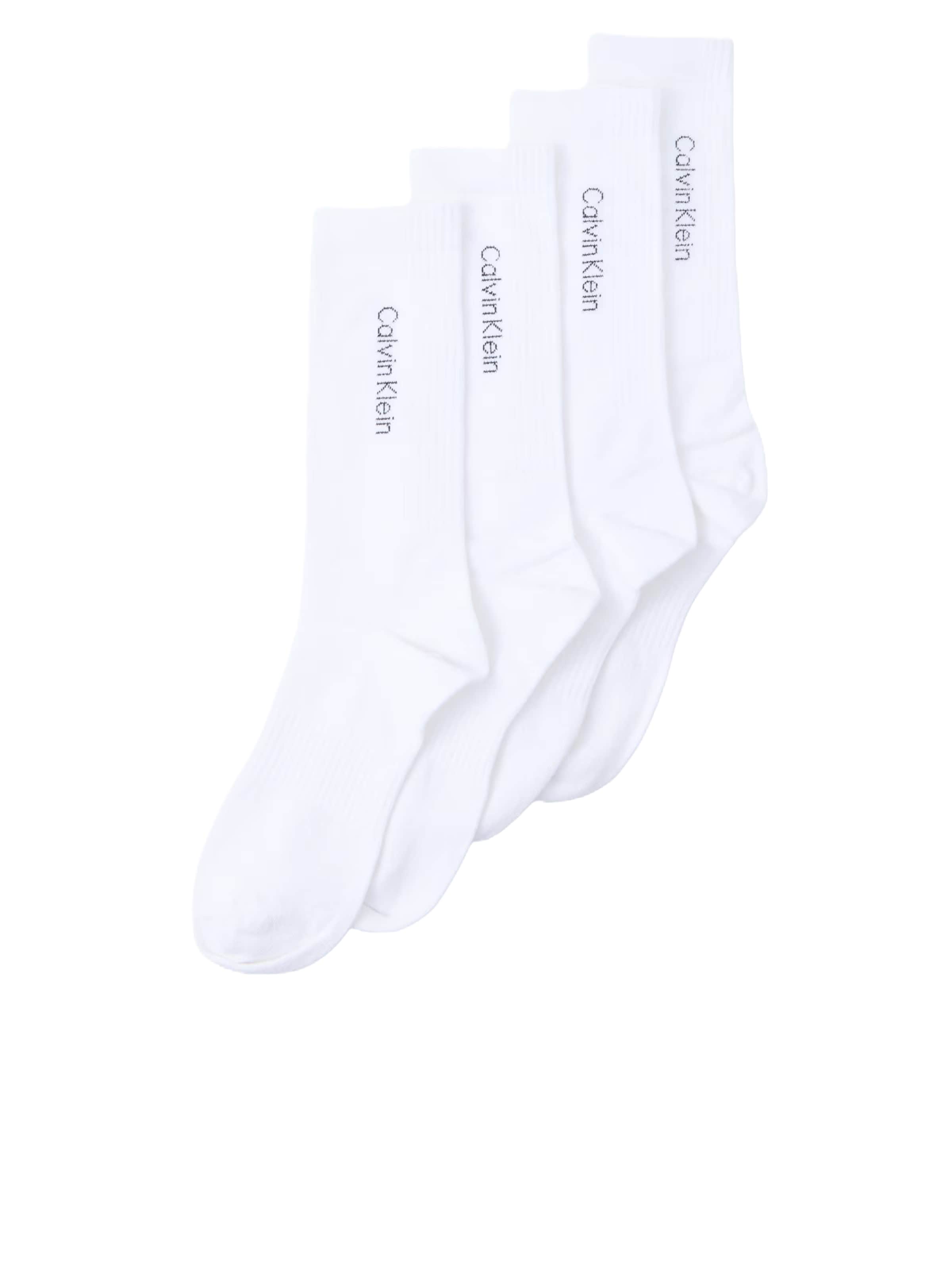 Calvin Klein Underwear Ponožky 'One Size' - Biela: predná strana