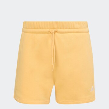 ADIDAS SPORTSWEAR Regular Workout Pants in Yellow