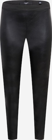 Vero Moda Curve Skinny Leggingsit 'STORM' värissä musta: edessä