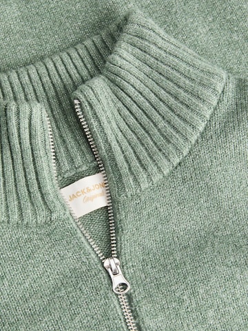 Jack & Jones Plus Sweater 'JORNorrebro' in Green