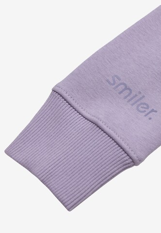 smiler. Sweatshirt 'Cuddle' in Lila