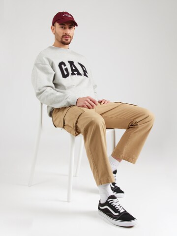 GAP Sweatshirt 'HERITAGE' in Grau