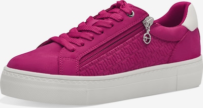 TAMARIS Sneakers in Dark pink / White, Item view