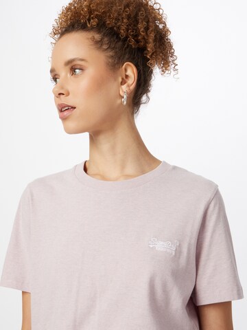 T-shirt 'Classic' Superdry en rose