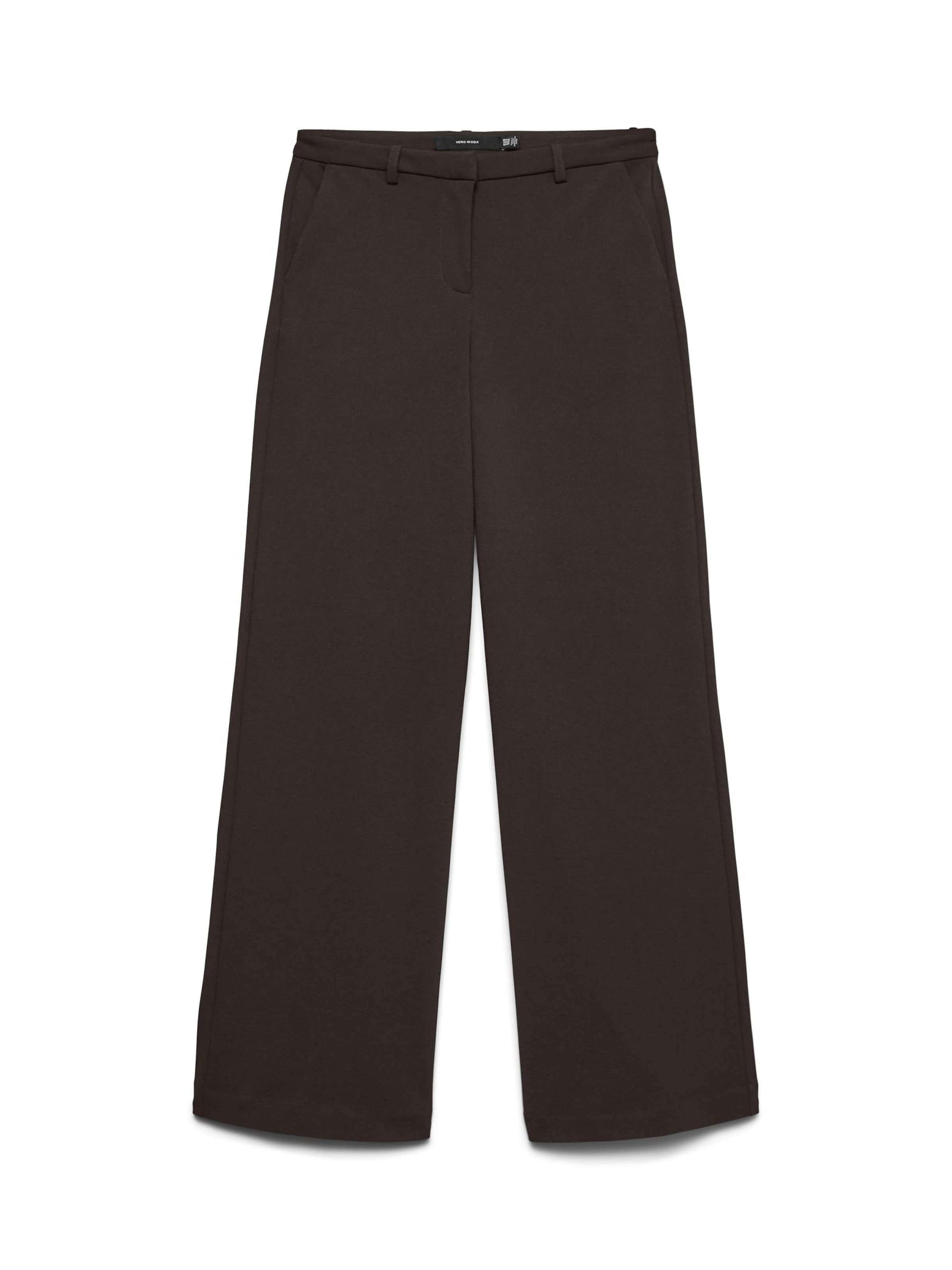 VERO MODA - Pierna ancha Pantalón en marrón: frente