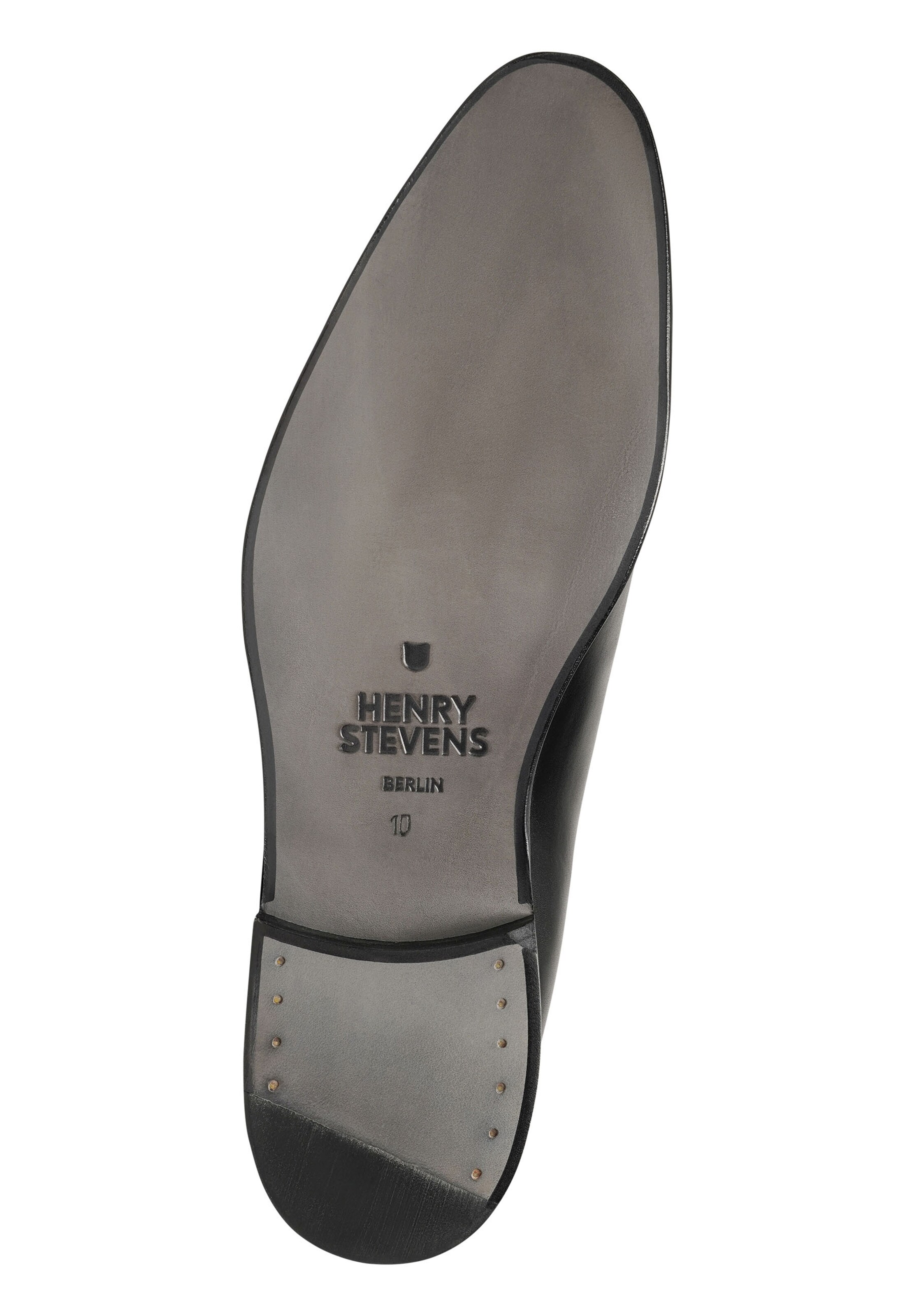 Henry Stevens Schnürschuh 'Marshall PW' in Schwarz