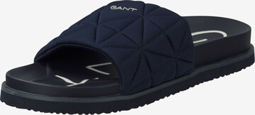 GANT Muiltjes in Blauw: voorkant