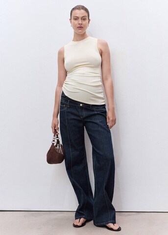 MANGO Wide leg Jeans 'Paulimum' in Blue