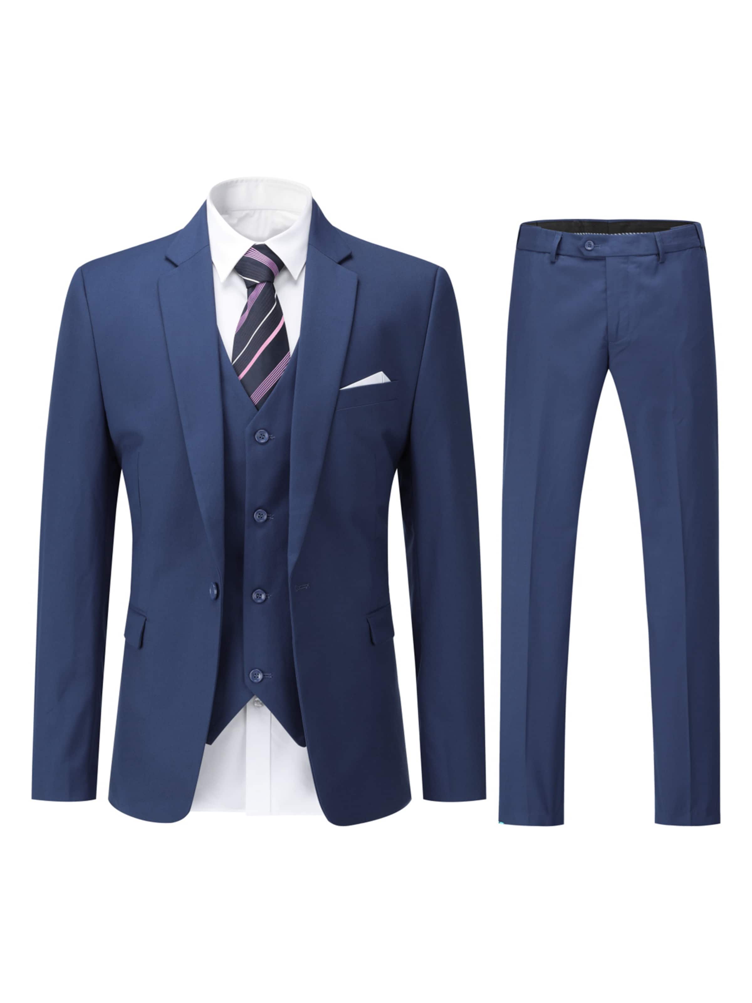Youthup Slimfit Anzug‌‌‌‌‌‌‌ in Blau: Vorderseite