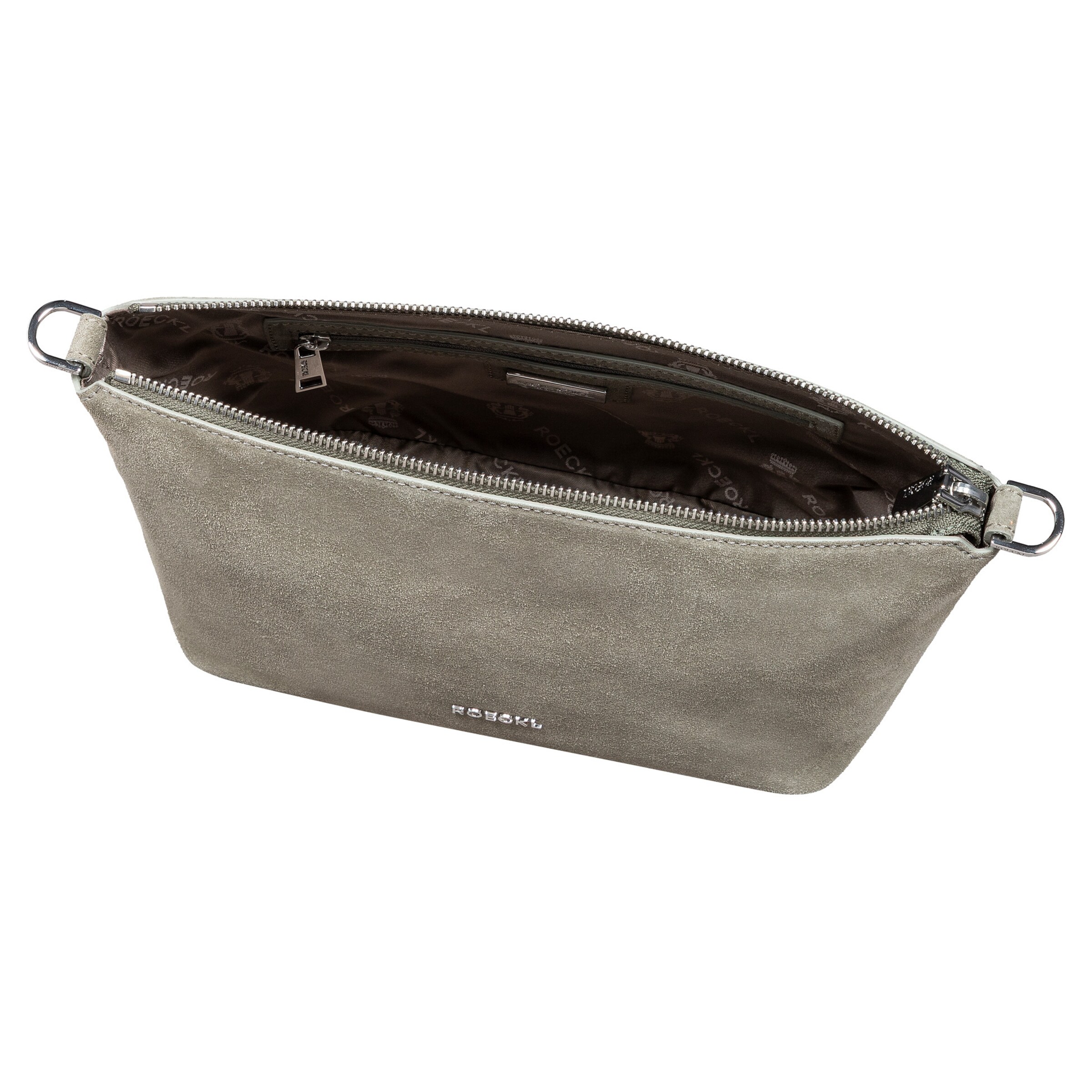 Roeckl Schoudertas 'GAIA UMHÄNGETASCHE VELOUR SMALL' in Beige